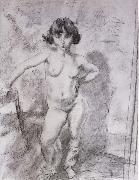 Jules Pascin Naked maiden Keludina oil painting picture wholesale